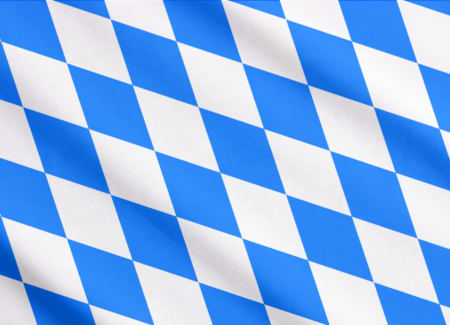 blau weisse karrierte flagge