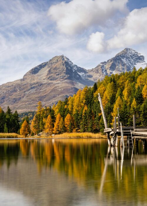 Berglandschaft am See